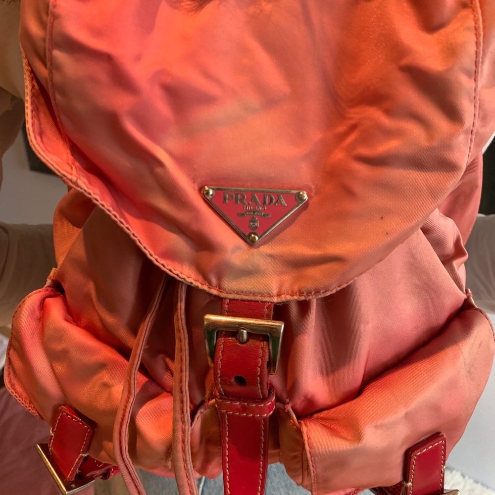 Prada Nylon Pink Small Backpack - image 6